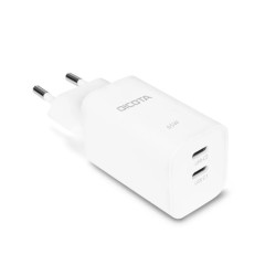 Ładowarka GaN 65W 2xUSB-C biała | PartsPC.pl