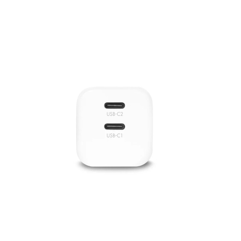 Ładowarka GaN 65W 2xUSB-C biała | PartsPC.pl