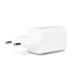 Ładowarka GaN 65W 2xUSB-C biała | PartsPC.pl