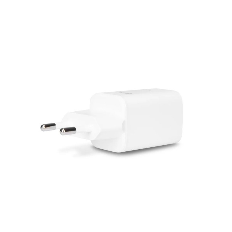 Ładowarka GaN 65W 2xUSB-C biała | PartsPC.pl