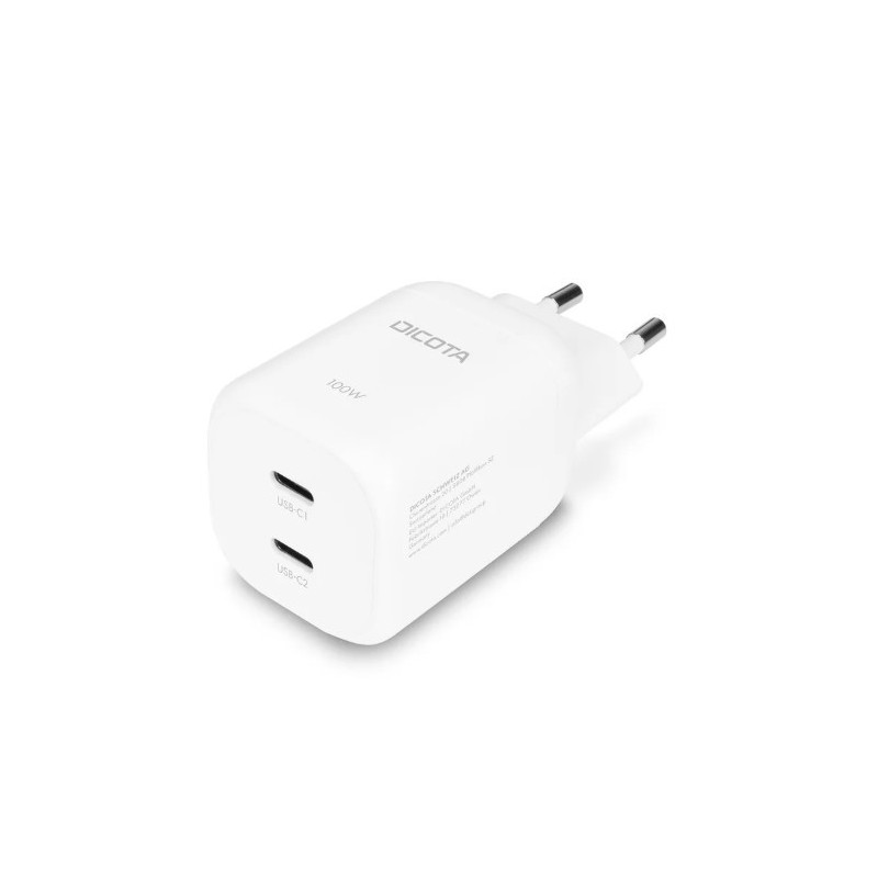 Ładowarka GaN 100W 2xUSB-C biała | PartsPC.pl