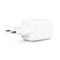 Ładowarka GaN 100W 2xUSB-C biała | PartsPC.pl