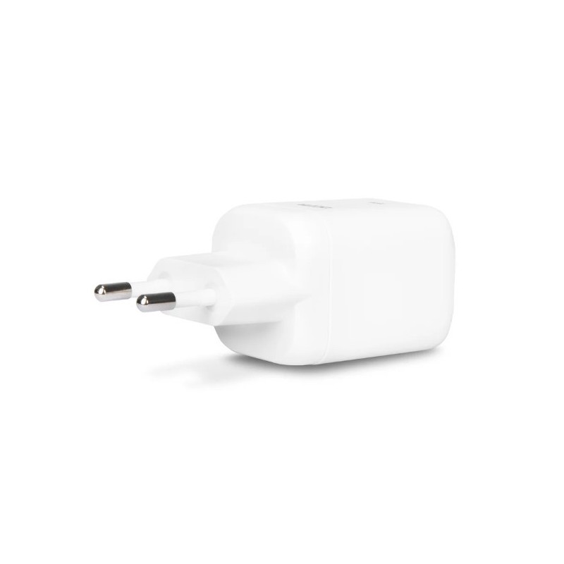Ładowarka GaN 100W 2xUSB-C biała | PartsPC.pl