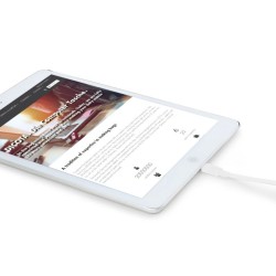 Ładowarka GaN 100W 2xUSB-C biała | PartsPC.pl