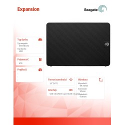 Dysk zewnętrzny Expansion 6TB 3,5 STKP6000400 czarny | PartsPC.pl