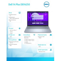 Laptop Dell 14 Plus DB14250 Win11Pro Ultra 7 256V/16GB/512GB… | PartsPC.pl
