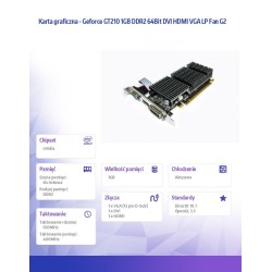AFOX Karta graficzna Geforce GT210 1GB DDR2 64Bit DVI HDMI V… | PartsPC.pl