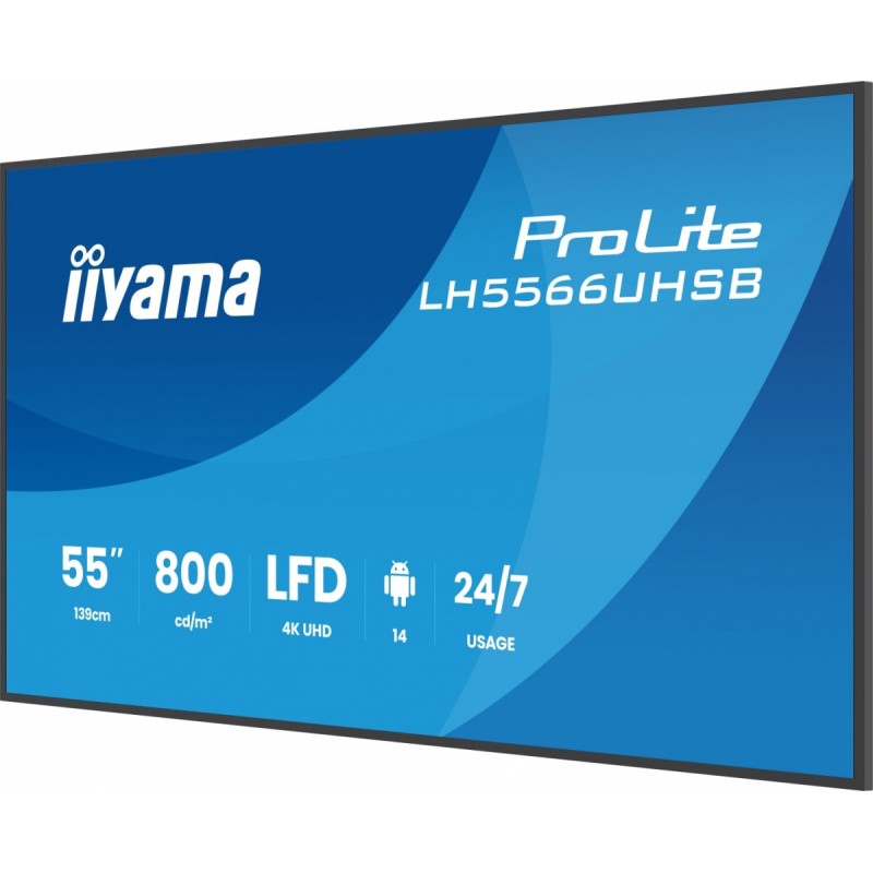 Monitor profesjonalny 55 cali LH5566UHSB-B1AG 4K, VA, A14, 8… | PartsPC.pl