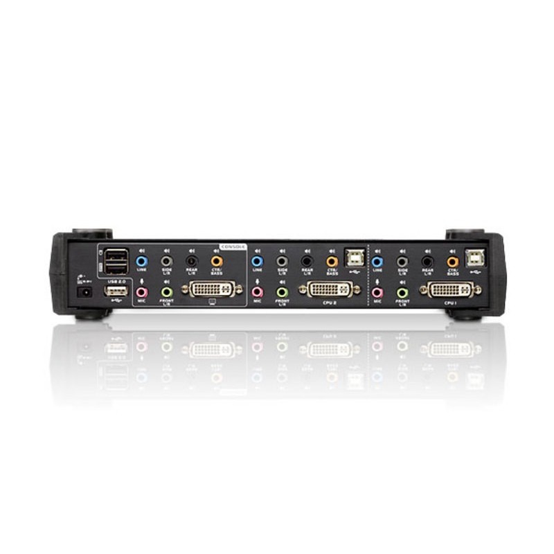 Przełącznik USB DVI Dual Link / CH7.1 Audio KVMP CS1782A | PartsPC.pl