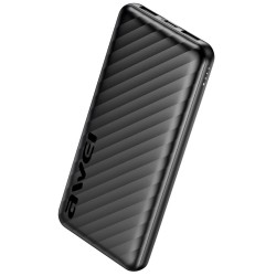 Powerbank Awei P5K Pro 10000mAh 2xUSB 2,1A czarny | PartsPC.pl
