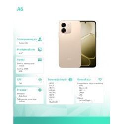 Oppo Smartfon A6 4G 6/256GB CPH2817 złoty | PartsPC.pl