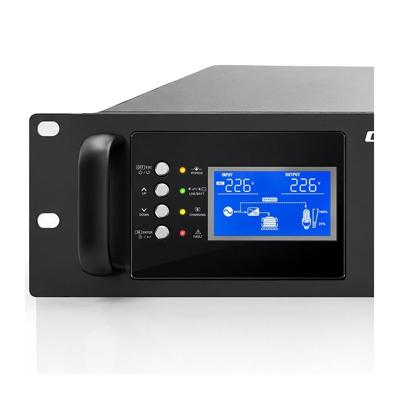 UPS Pure Sine Wave do RACK | 3kVA | 3000W | PF1.0 | LCD | EP… | PartsPC.pl