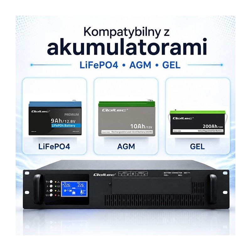 UPS Pure Sine Wave do RACK | 5kVA | 5000W | PF1.0 | LCD | EP… | PartsPC.pl