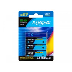 Akumulator R6 NiMH AA 2800mAh XTREME 4 sztuki | PartsPC.pl
