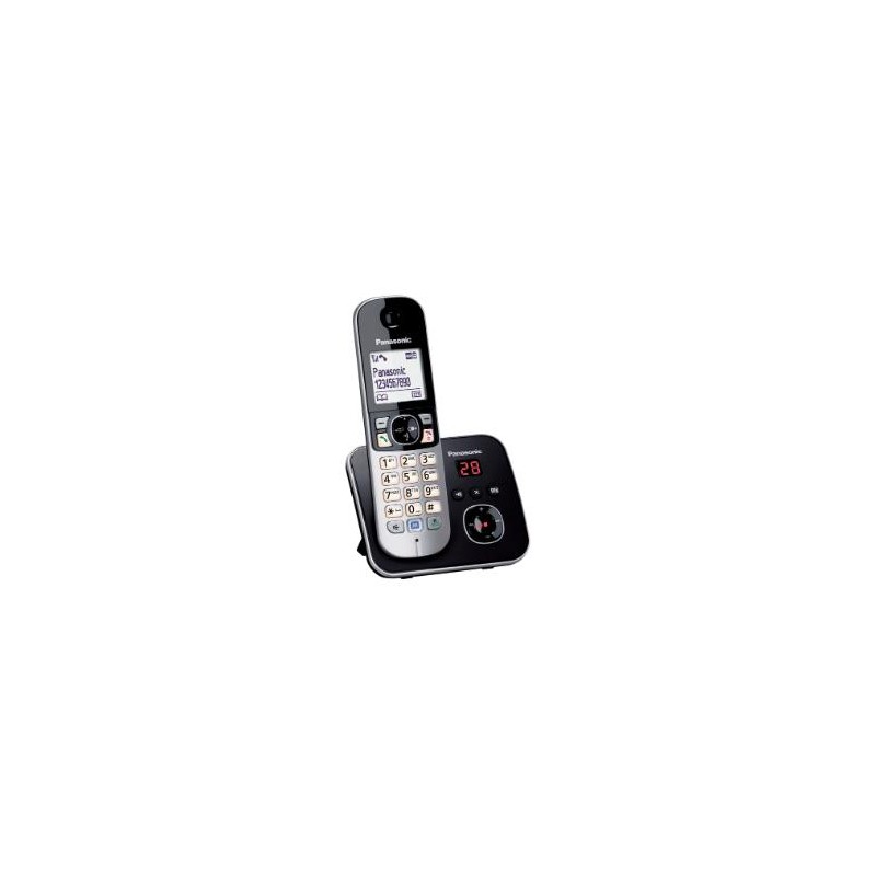 Telefon bezprzewodowy KX-TG6821 dect czarny | PartsPC.pl
