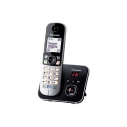 Telefon bezprzewodowy KX-TG6821 dect czarny | PartsPC.pl
