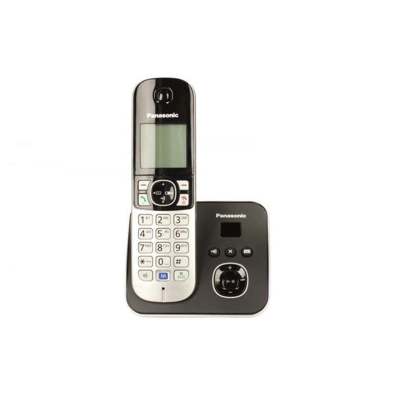 Telefon bezprzewodowy KX-TG6821 dect czarny | PartsPC.pl