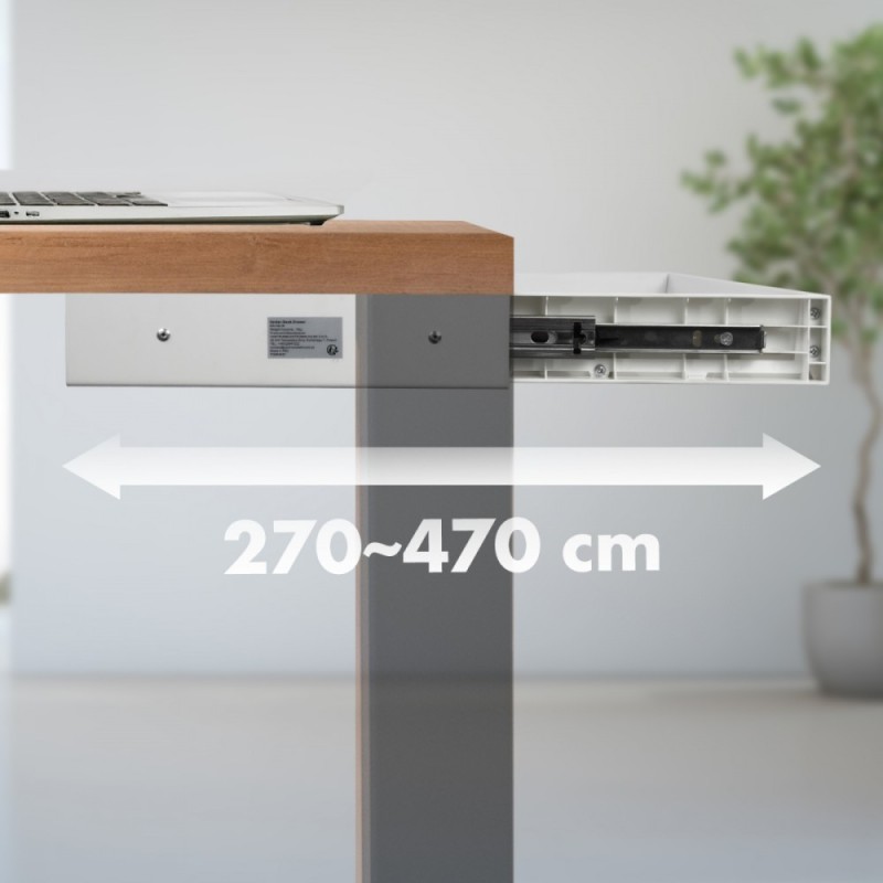Płaska szuflada podbiurkowa ER-302 W | PartsPC.pl