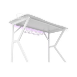 Biurko Gamingowe Genesis Holm 320 RGB białe | PartsPC.pl