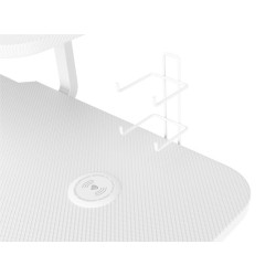 Biurko Gamingowe Genesis Holm 320 RGB białe | PartsPC.pl