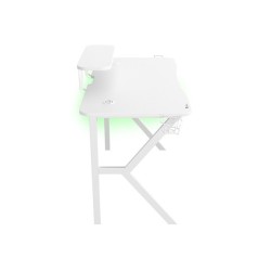 Biurko Gamingowe Genesis Holm 320 RGB białe | PartsPC.pl