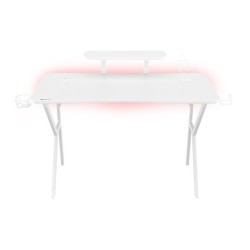 Biurko Gamingowe Genesis Holm 320 RGB białe | PartsPC.pl