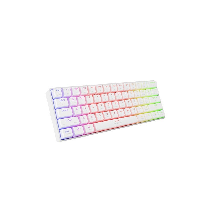 Klawiatura Genesis THOR 660 G2 US RGB biała | PartsPC.pl