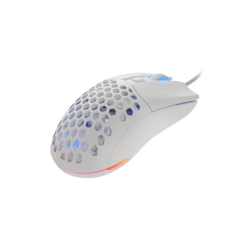 Mysz Genesis Krypton 750 8000DPI RGB lekka biała | PartsPC.pl
