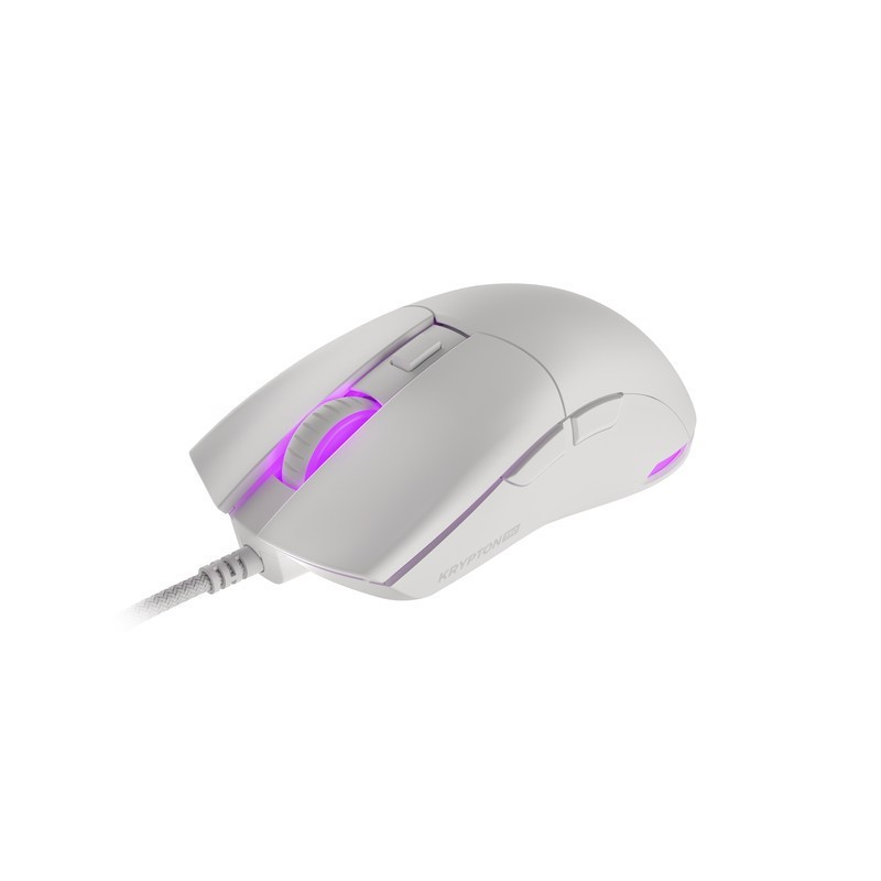 Mysz Genesis Krypton 750 8000DPI RGB lekka biała | PartsPC.pl