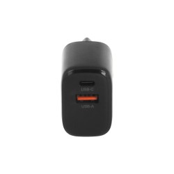 Ładowarka Movano GaN 20W USB-C PD + USB-A (black) | PartsPC.pl