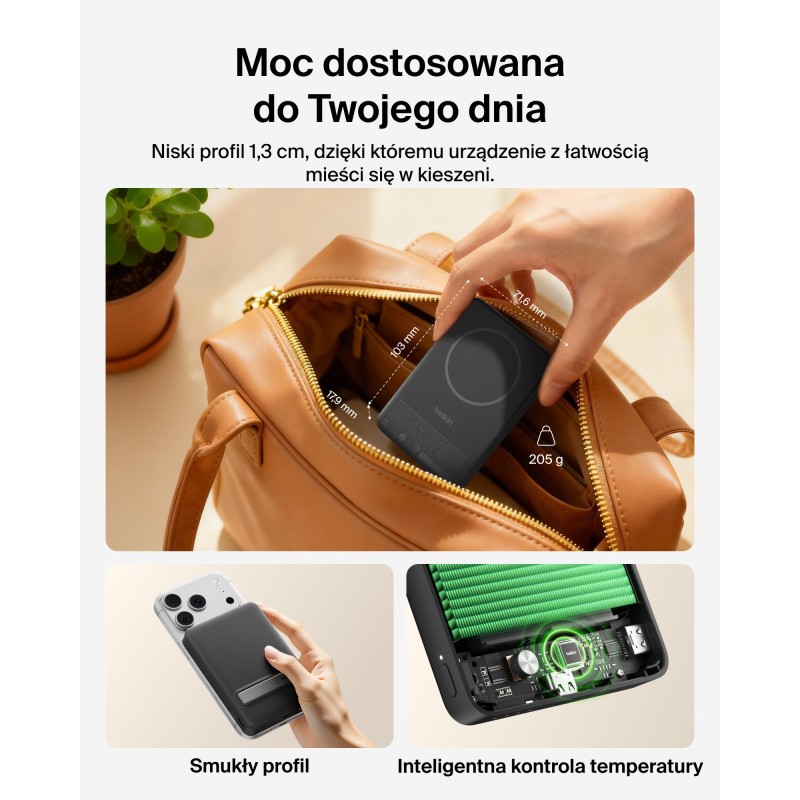 Belkin BoostCharge Powerbank 10000 mAh, magnetyczny 15 W, US… | PartsPC.pl