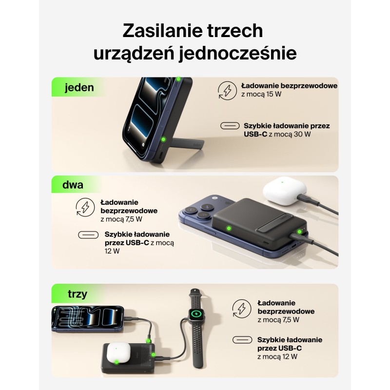 Belkin BoostCharge Powerbank 10000 mAh, magnetyczny 15 W, US… | PartsPC.pl