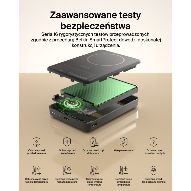 Belkin BoostCharge Powerbank 10000 mAh, magnetyczny 15 W, US… | PartsPC.pl
