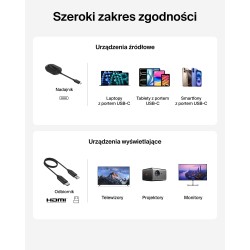 Belkin ConnectAir Adapter USB-C na HDMI, bezprzewodowy nadaj… | PartsPC.pl