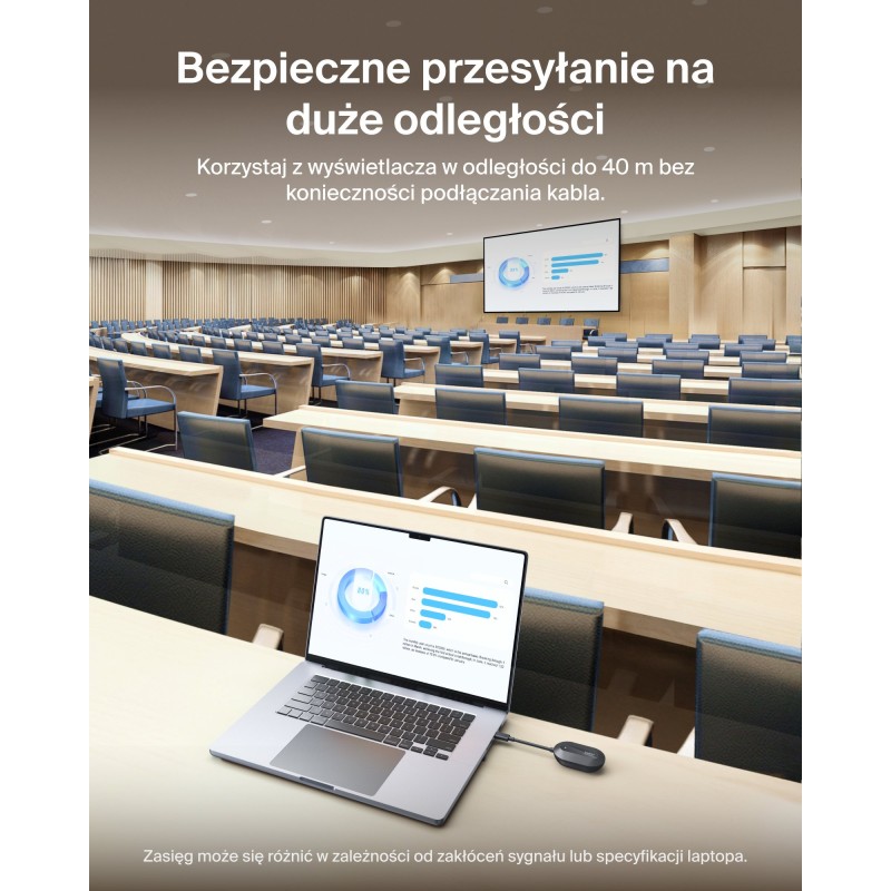 Belkin ConnectAir Adapter USB-C na HDMI, bezprzewodowy nadaj… | PartsPC.pl