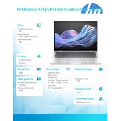 Notebook EliteBook X Flip G1i U7 258V 1TB/32GB/W11P/14 B9ZX5… | PartsPC.pl