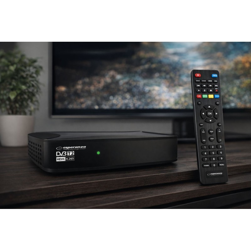 Tuner/dekoder cyfrowy DVB-T2 H.265/HEVC | PartsPC.pl