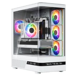 Obudowa Volcano AQ200 ARGB MIDI WHITE | PartsPC.pl