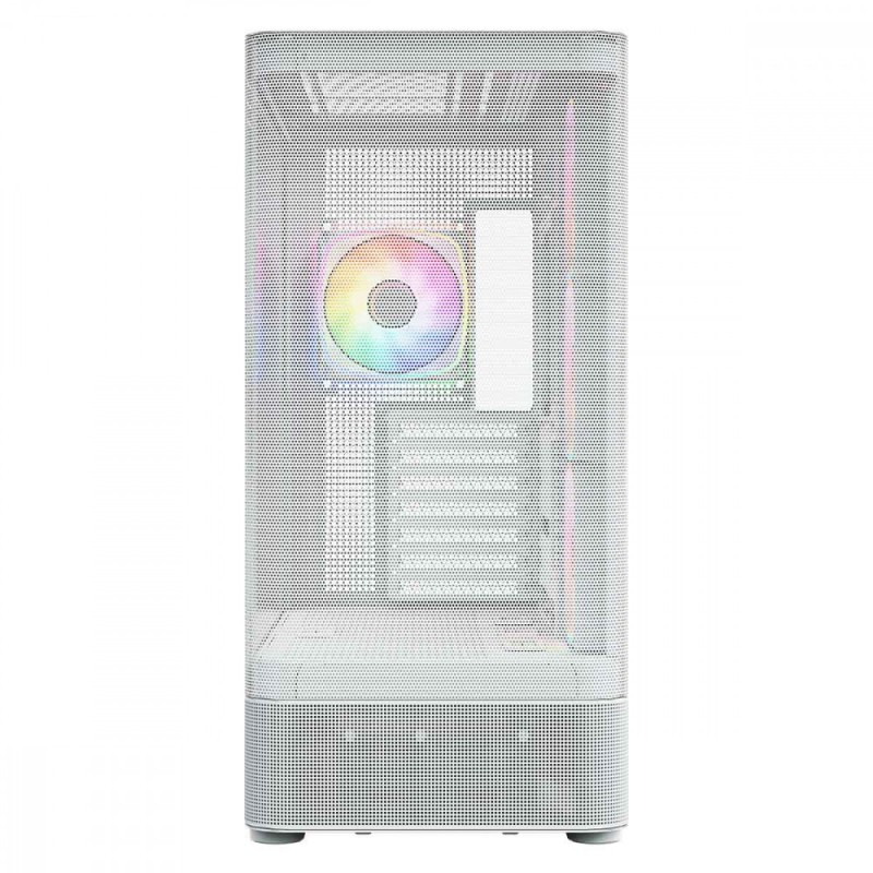 Obudowa VOLCANO AQ300 MID RGB GLASS 4 wentylatory biała | PartsPC.pl