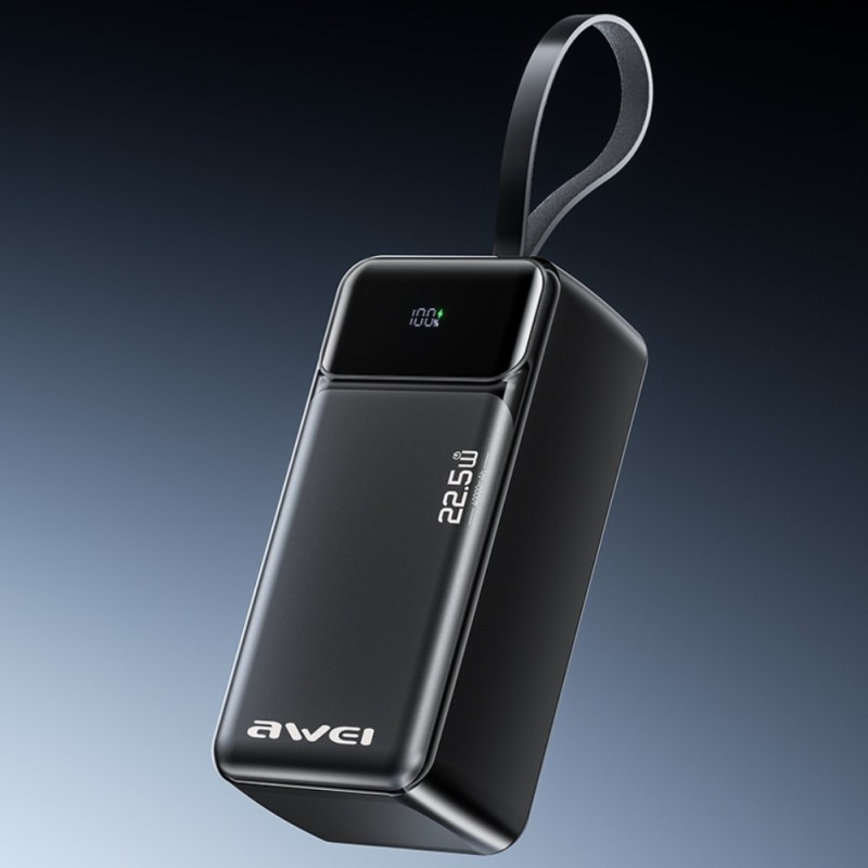Powerbank 40000mAh 22,5W PA-105 PD 3xUSB-C | PartsPC.pl