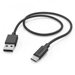 Kabel ładujący USB-A USB-C 1m czarny | PartsPC.pl