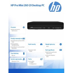 Komputer PC HP Pro Mini 260 G9 i5-1335U/16GB/SSD512GB/IrisXe… | PartsPC.pl