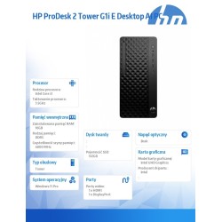 Komputer ProDesk 2 Tower G1i E i3-14100 512GB/16GB/W11P B6ZC… | PartsPC.pl