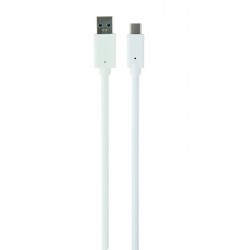 Kabel USB 3.0 typ C(AM/CM) 0.5m biały | PartsPC.pl