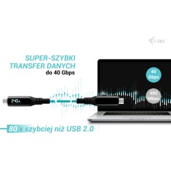 Kabel Thunderbolt 4/USB4 Class Pro Cable 240W 2x 4K/120Hz 40… | PartsPC.pl