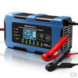 Ładowarka Qoltec 12V 10A | Prostownik | AGM GEL LiFePO4 | PartsPC.pl
