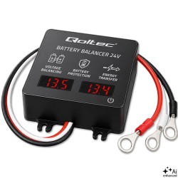 Balanser napięcia Qoltec 24V do akumulatorów 2x12V | 5A | PartsPC.pl