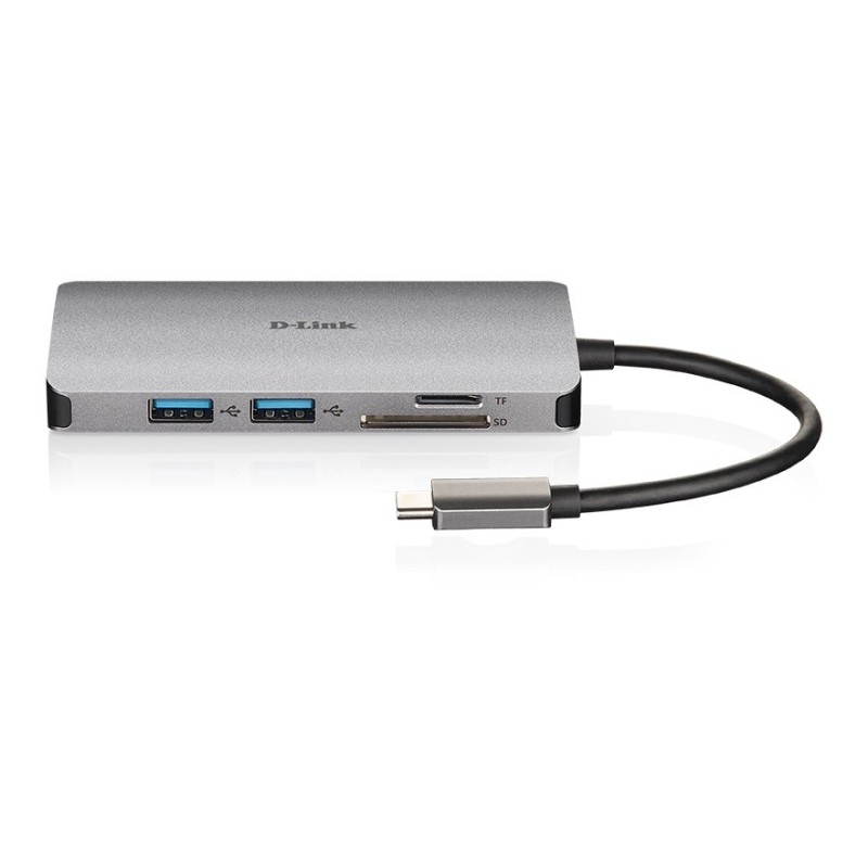 D-Link DUB-M810 HUB USB-C USB 3.0 HDMI SD/mSD | PartsPC.pl