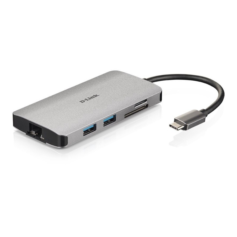 D-Link DUB-M810 HUB USB-C USB 3.0 HDMI SD/mSD | PartsPC.pl