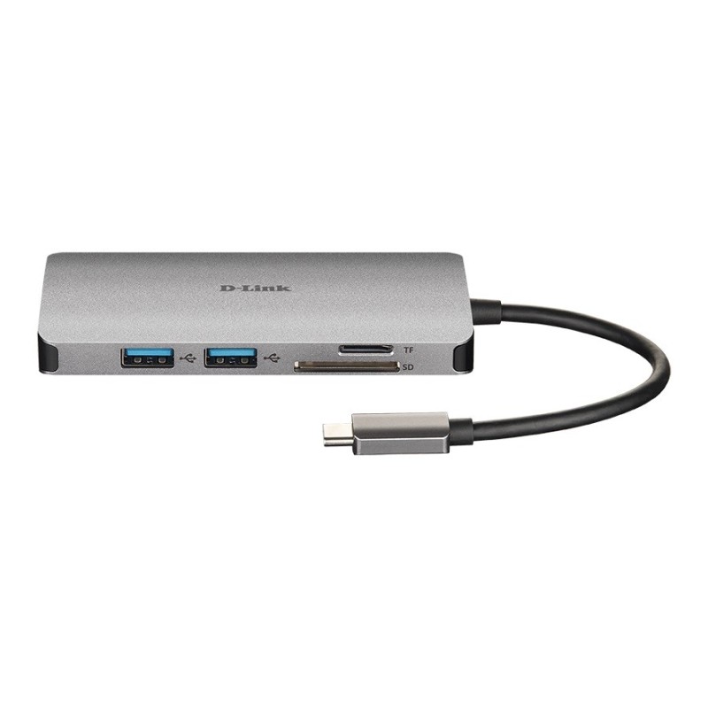 D-Link DUB-M810 HUB USB-C USB 3.0 HDMI SD/mSD | PartsPC.pl
